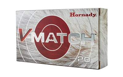 Hornady V-Match 6mm Creedmoor 80 Grain ELD-VT Ammo – 20 Per Box 81542