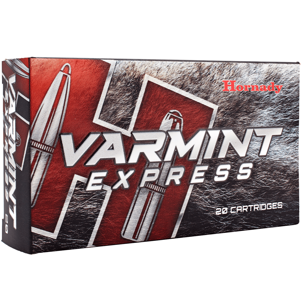 Hornady Varmint Express .223 Remington Ammunition 20 Rounds 55 Grain Hornady V-Max Polymer Tip Projectile 3240fps
