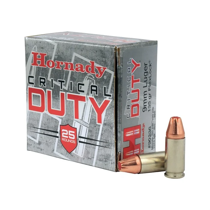 HORNADYCRITICAL DUTY 9MM LUGER AMMO