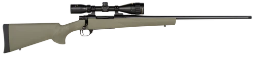 Howa 1500, Bolt Action Rifle, 300 Winchester Magnum, 24" Threaded Barrel, Olive Drab Green Hogue Stock, 4-12x40 Scope Included, 4rd Mag, Manual Safety, 4rd