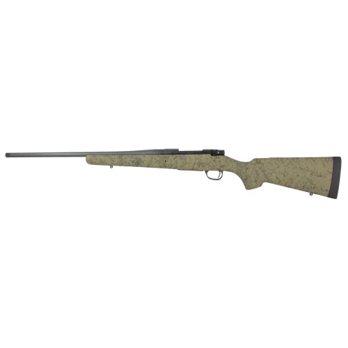 Howa 1500 Superlite Gen2 Full Size 243 Win 3rd,20" Black Threaded Barrel, Matte Blue Steel Drilled & Tapped Receiver, Olive Drab Green Black Webbing HS Precision Synthetic Stock