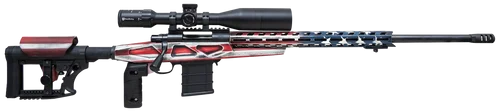 Howa M1500 6.5 Crdmr, 24" Barrel, American Flag, APC Chassis, 10rd