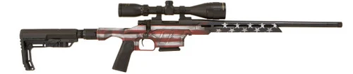 Howa Mini EXCL Lite 7.62x39, 20" TB, GamePro Scope, Folding HTI Stock, American Flag Cerakote, 5rd