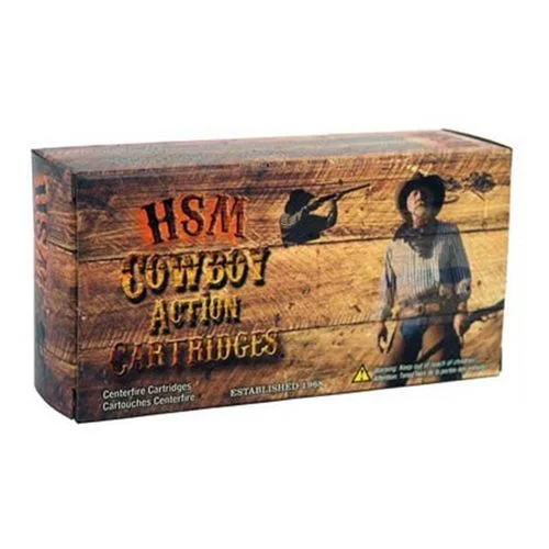 HSM Cowboy Action 44 Rem Mag 200 gr Round Nose Flat Point 50 Per Box/ 10 Case – 44M11N