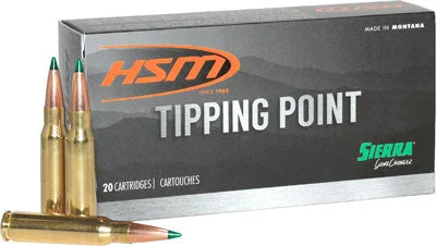 HSM HSM6Creedmoor3N Tipping Point Sierra GameChanger90 Grain 6mm Creedmoor
