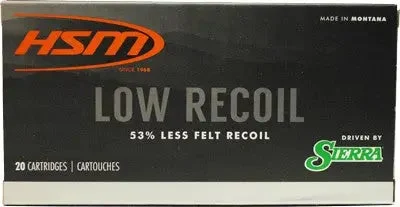 HSM LOW RECOIL 270 WIN 130GR SBT 20RD