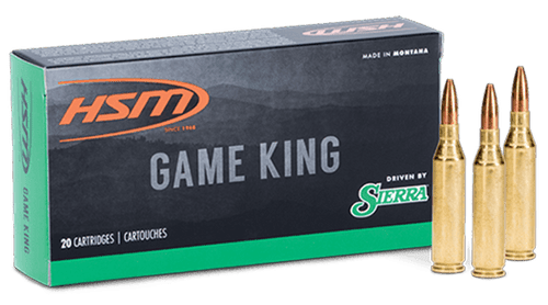 HSM Sierra Game King 6.5 Grendel, 120gr, Full Metal Jacket, 20rd Box