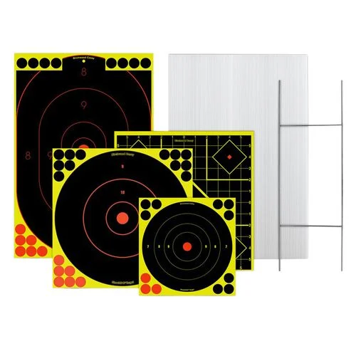 Birchwood Casey 38102 Sharpshooter Target & Stand KitYellow/Black 1 Frame/4 Targets