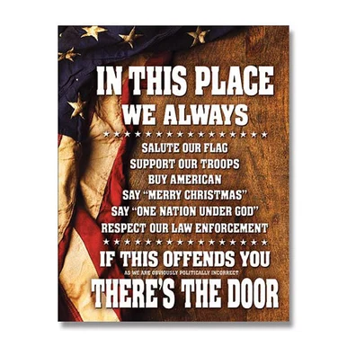 In This Place Tin Sign SG2131