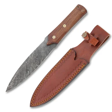 Indian Dagger Damascus Fixed Blade Knife DM1201