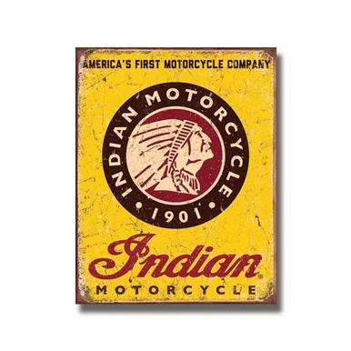 Indian Motorcycles 1901 Tin Sign SG1934