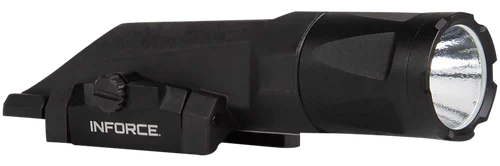 INFORCE WMLx, Weaponlight, Gen 3, Fits Picatinny, White/Infrared, Black, 900 Lumen for 2 Hours, White LED, Secondary IR LED 400mW, 4 Hours, Primary White Light, Constant/Momentary/Strobe