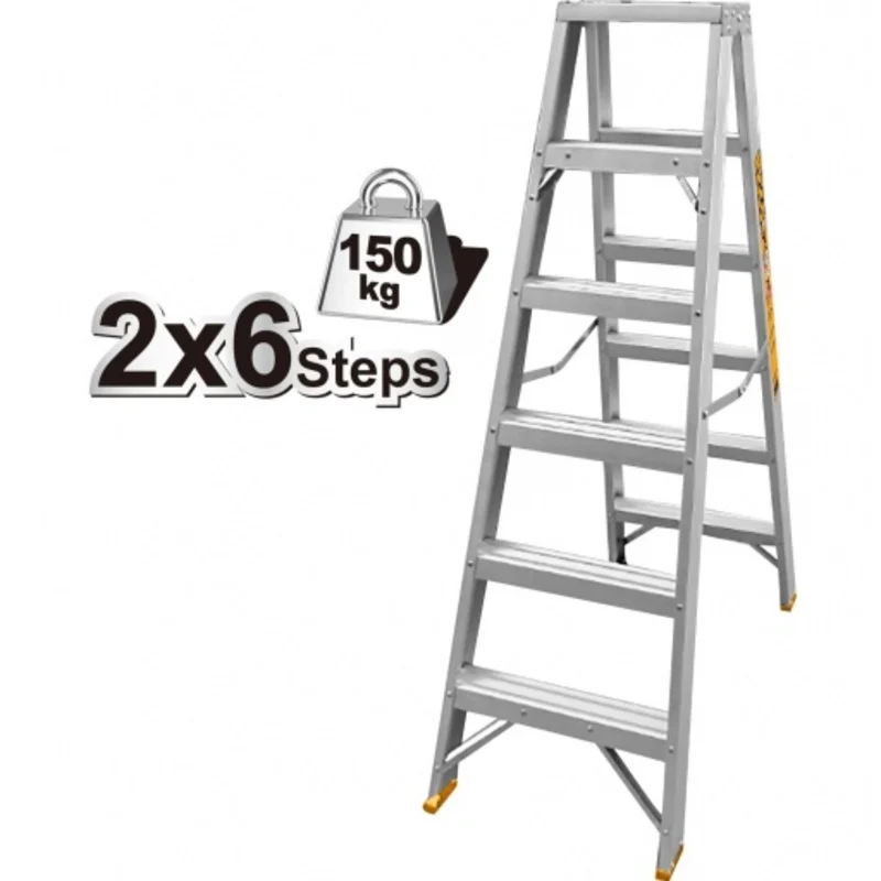 Ingco Double Sided Aluminum A-type Ladder