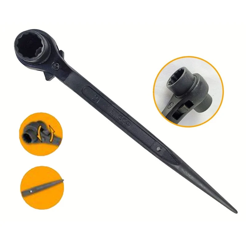 Ingco Double Socket Ratchet Wrench / Structural Ratchet Box Wrench