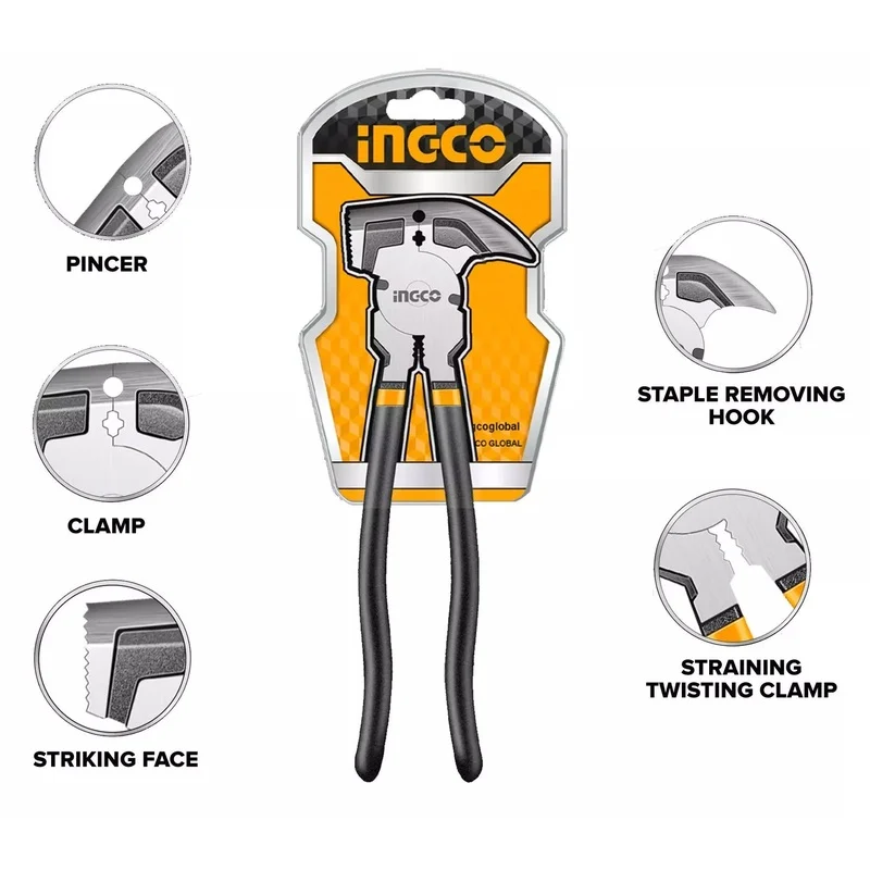Ingco HFP2508 Fencing Pliers 10″