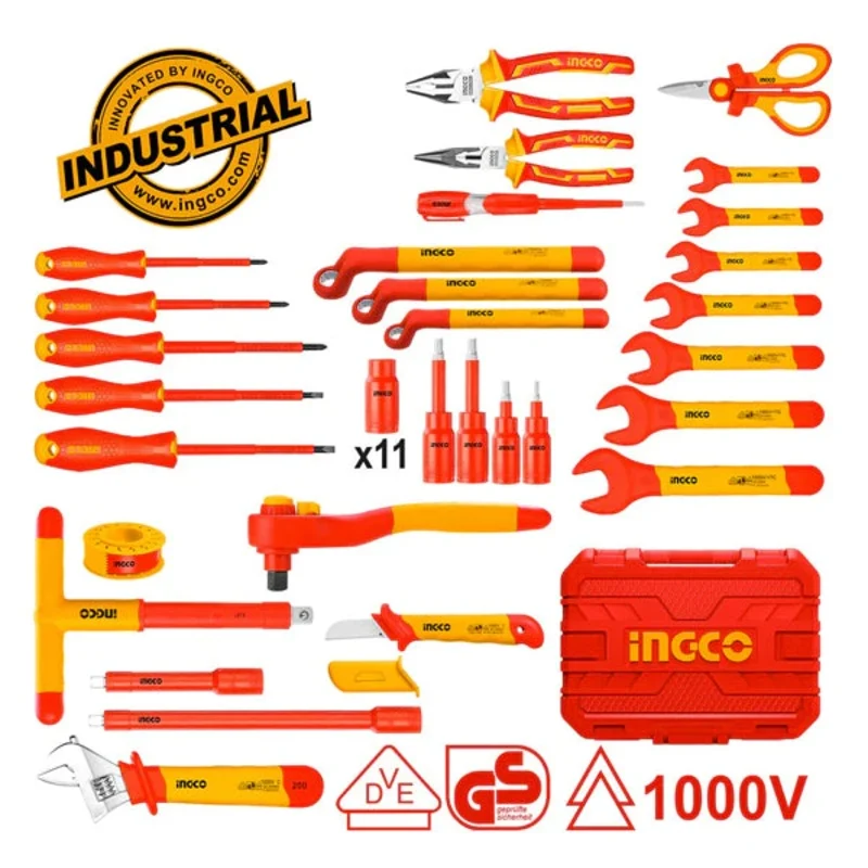 Ingco HKITH4101 41pcs Insulated Hand Tools Set 1000V
