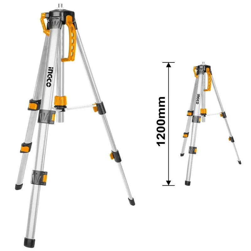 Ingco HLLT01152 Building Tripod 1/4″ & 5/8″ Thread