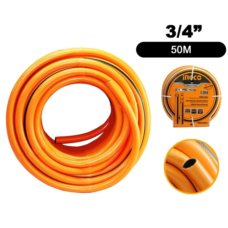 Ingco HPH5001 PVC Garden Hose 3/4″ x 50m