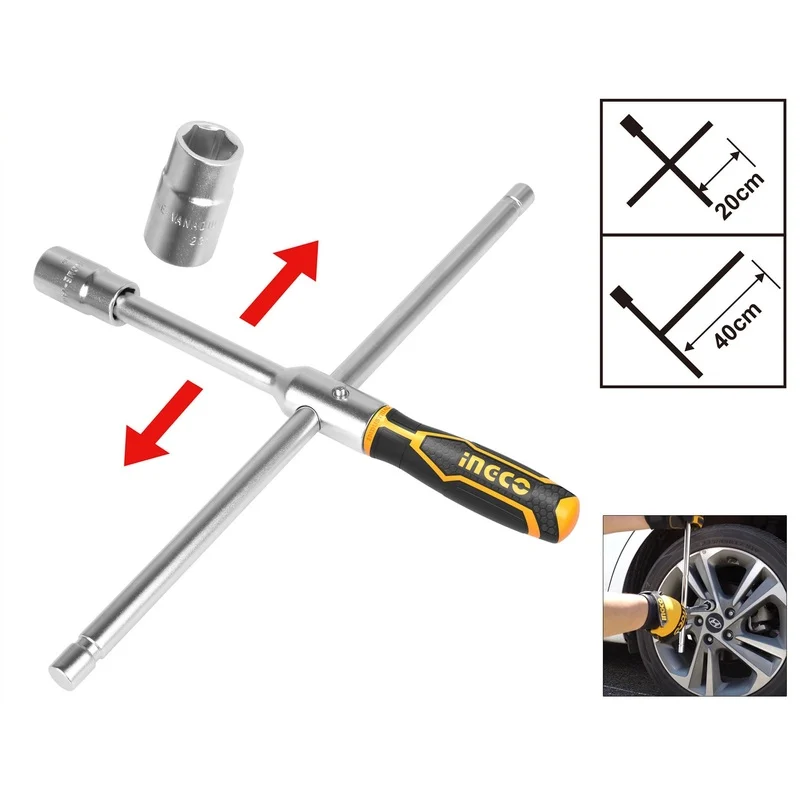 Ingco HRCW40231 Rapid Cross Wrench 1/2″ Drive