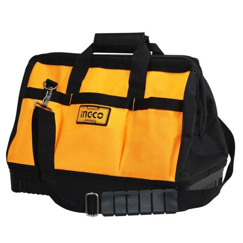 Ingco HTBG07 16-Pocket Big Egg Opening Style Tool Bag 16″