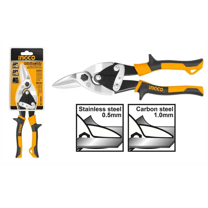 Ingco HTSN0110L Aviation Snip Left 10″