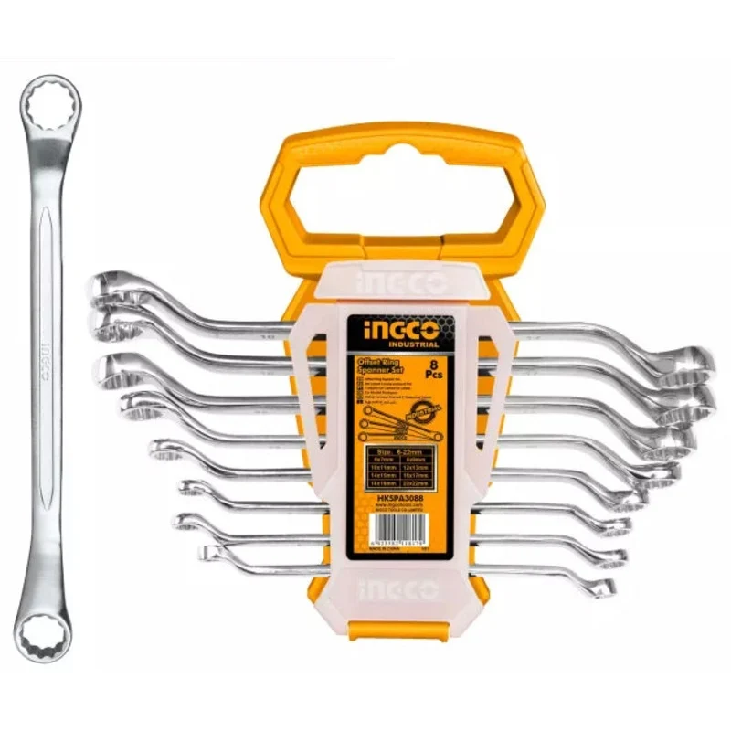 Ingco Offset Ring Spanner / Box Wrench Set