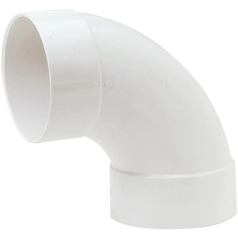 IPEX Canplas SDR 35 90 Degree 4 In. PVC Sewer and Drain Sanitary Elbow (1/4 Bend)