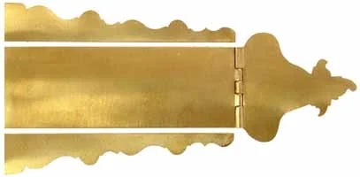 Isaac Haines Lancaster County Patchbox Kit, brass,7-3/8" overall length