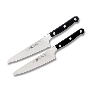 J.A. Henckel Pro 2 Piece Prep Set with Black Polymer Handles and Fridour Steel Blades Model 38430-014 1002874