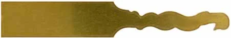 J.P. Beck Toeplate, brass