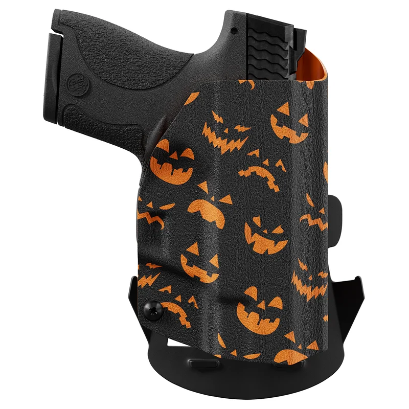Jack-o’-lantern Custom Printed Holster – OWB Kydex Holster