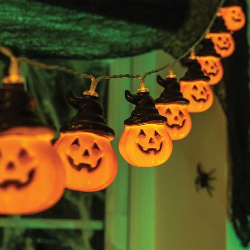 Jack-O -Lantern string Lights – Set of 10