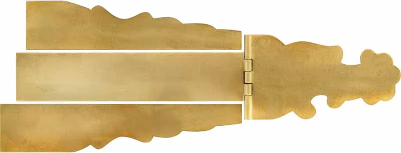 Jacob Dickert Lancaster County Patchbox kit, brass,8" overall length