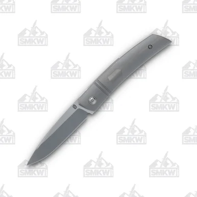 Jared Oeser F22 KickStop Folding Knife Satin M390 Titanium JOF22TI1
