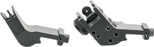 JE FIXED FRONT/REAR SIGHT 45 DEGREE OFFSET ALUMINUM BLK
