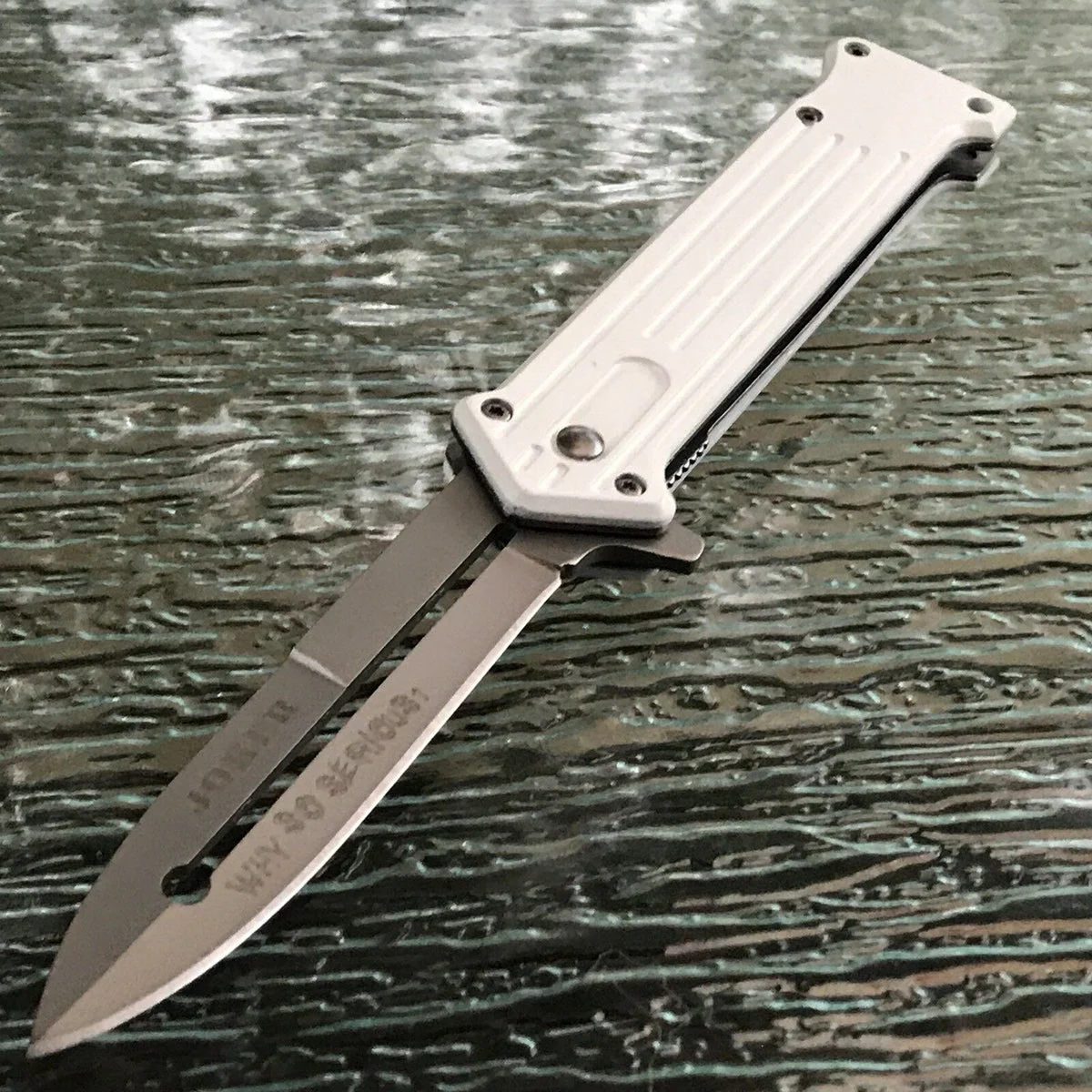 Joker Knife The Dark Knight “Why So Serious?” Pocket Knife