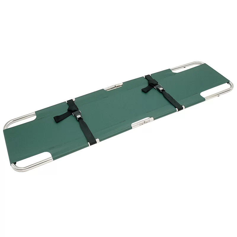 Junkin Easy-Fold Plain Stretcher, 18 oz. Green
