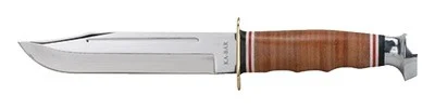 KA-BAR MARINE HUNTER 5.875" W/LEATHER SHEATH