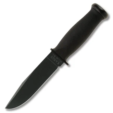 KA-BAR Mark 1 Navy Fighting Knife Fixed Blade 5.13in Black Blade KA2221