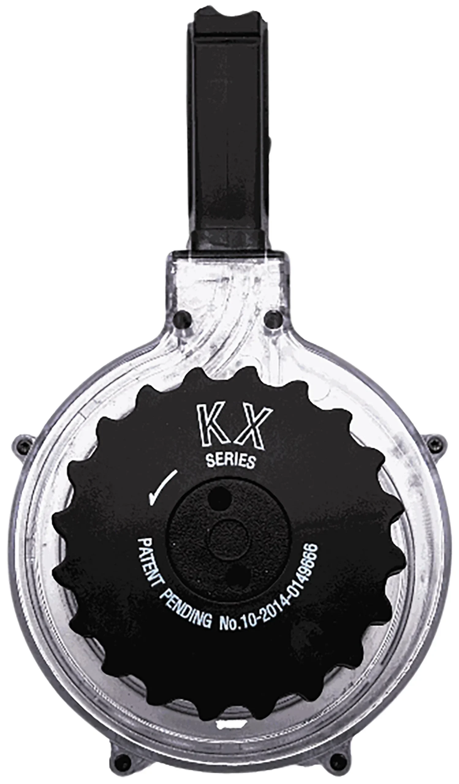 KCI USA KCIMZ036 AR-15 50rd Drum 5.56x45mm NATO Clear Polymer Magazine