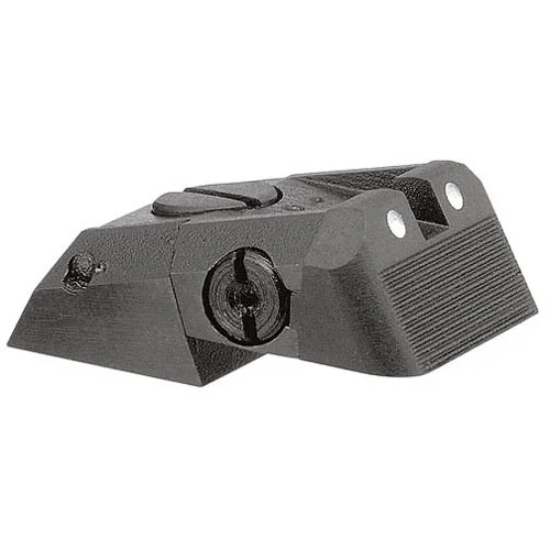 KENSIGHT1911 ADJUSTABLE DEFENSIVE WHITE DOT REAR SIGHT