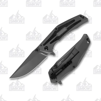 Kershaw DuoJet Folding Knife 3.25in Plain Edge Titanium Carbo Nitrade KS8300