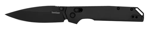 Kershaw Iridium 3.40" Folding Spear Point Plain Satin/Stonewashed D2 Steel Blade/ Gray Anodized Aluminum Handle Includes Pocket Clip