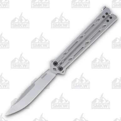 Kershaw Lucha Balisong Folding Knife 4.6in Plain Edge Stainless Steel Latch Lock KS5150