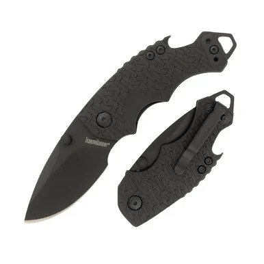 Kershaw Shuffle Linerlock Folding Knife Blackout 8Cr13MoV Drop Point/GFN KS8700BLK