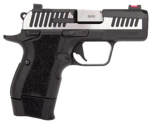 Kimber CDS9 Classic Bundle 9mm 3.18" Match Grade Barrel, Kimpro II Silver SS Optic Ready/Serrated Slide, Black LW Frame w/Beavertail, RMSc Footprint, 13/15 Rd