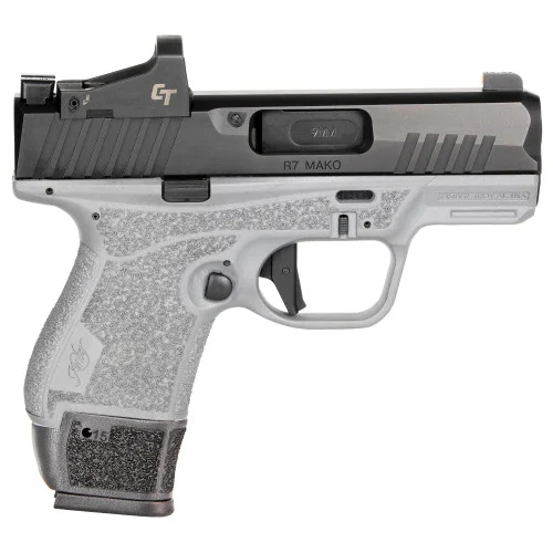 Kimber R7 Mako 9mm, 3.37" Barrel, Gray Frame, Black Slide, Crimson Trace Red Dot, Includes MFT Holster and Range Bag, 15rd