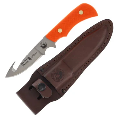 Knives of Alaska Trekker Whitetail Fixed Knife Orange 3.25in D2 Guthook KOA178FG