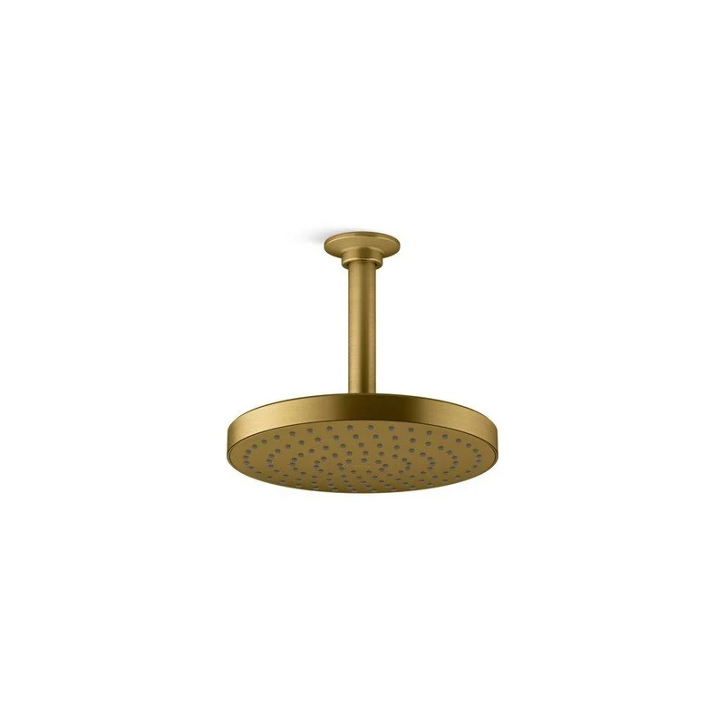 KOHLER Awaken Single Function Showerhead in Vibrant Brushed Moderne Brass | Ferguson