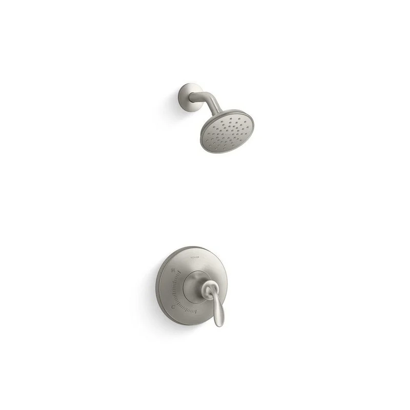 KOHLER Bellera One Handle Single Function Shower Faucet in Vibrant Brushed Nickel (Trim Only) | Ferguson